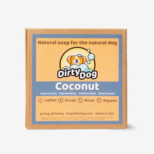 Natural Dog Bar Soap - Coconut